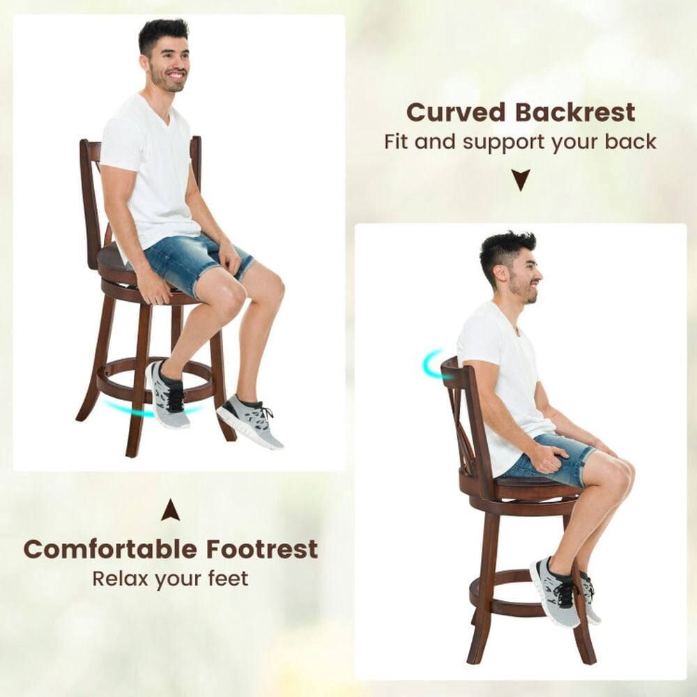 Curved Backrest  
Fit and support your back  

Comfortable Footrest  
Relax your feet