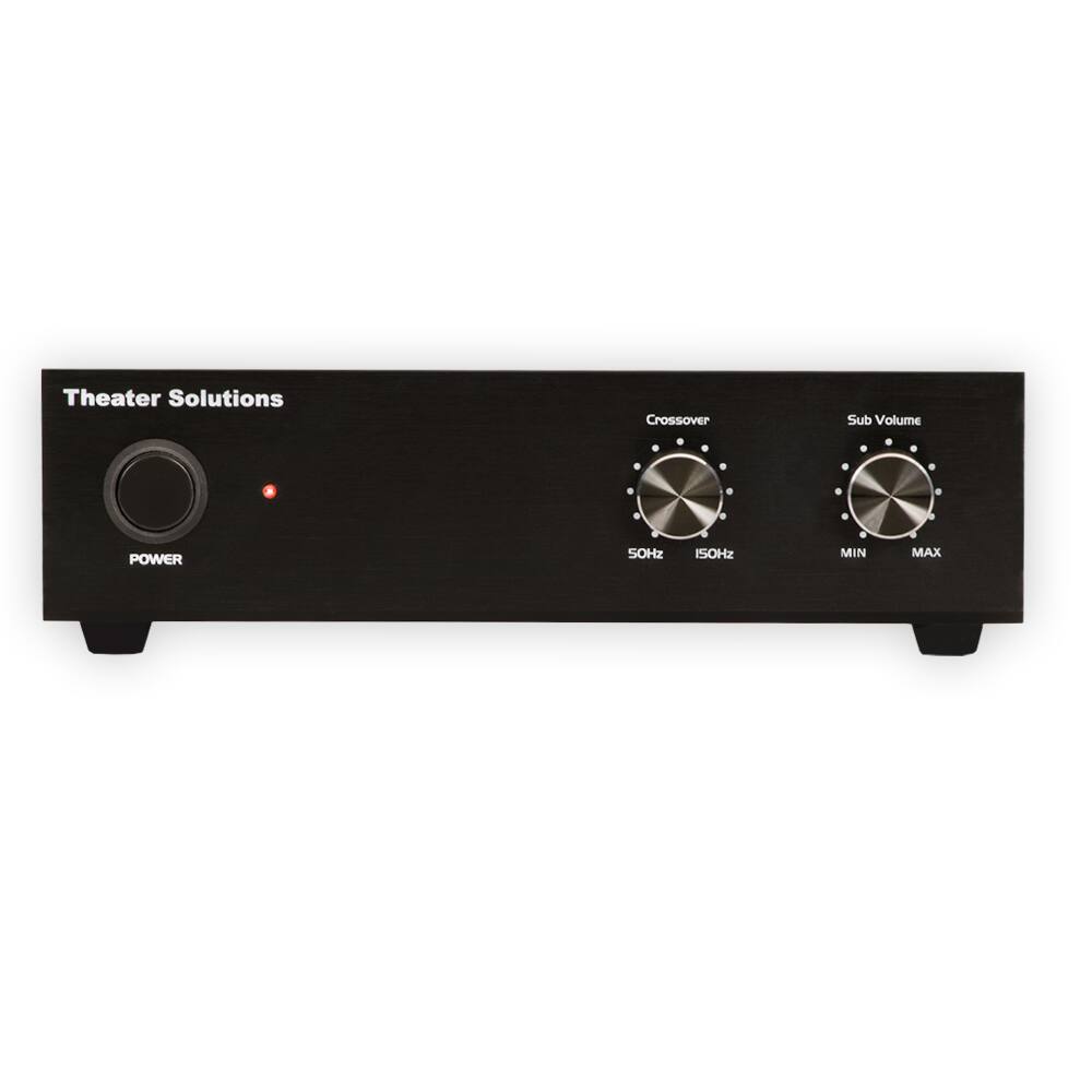 Theater Solutions

POWER

Crossover
50Hz ISOHz

Sub Volume
MIN MAX
