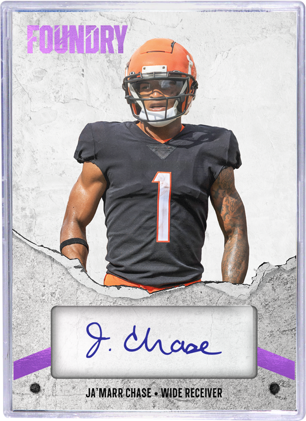 FOUNDRY  
J. Chase  
JA'MARR CHASE - WIDE RECEIVER