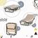 Alt View 8. Gymax - Gymax Folding Bed w/ Memory Foam Mattress Rollaway Metal Guest Bed Sleeper Made in Italy - Black + Beige.