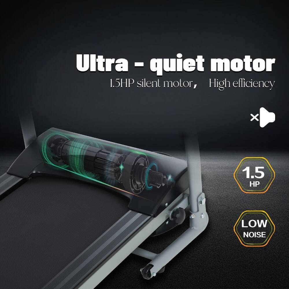 Ultra - quiet motor  
1.5HP silent motor, High efficiency  
1.5 HP  
LOW NOISE
