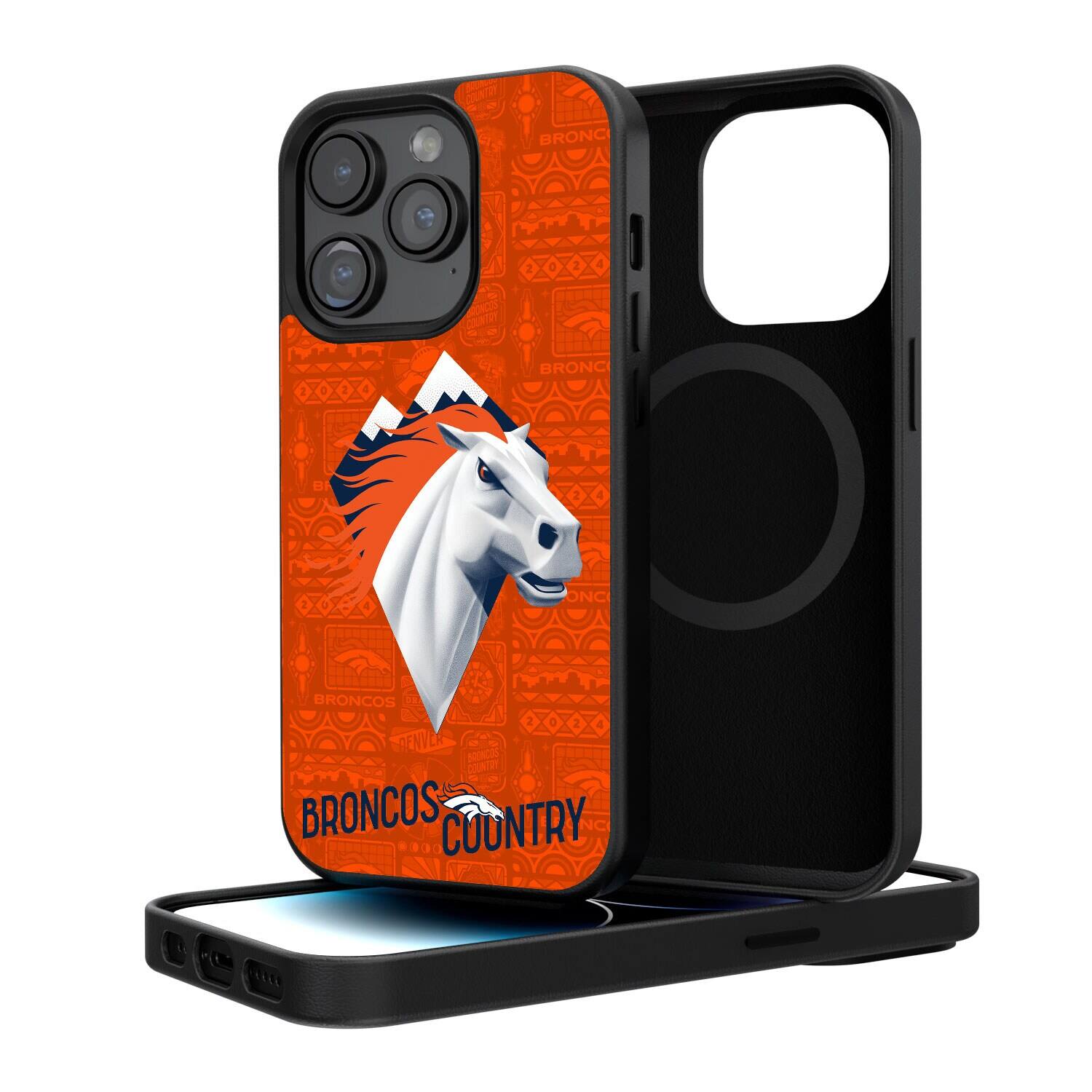 Keyscaper - NFL - Denver Broncos - iPhone Magnetic Bump Case - 15 Plus - Black price history on PriceWatchPro