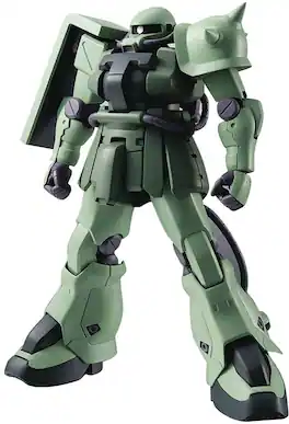 Bandai - Tamashii Nations - Mobile Suit GUNDAM 0083: Stardust Memory - RobotSpirits - MS-06F-2ZAKU II F-2 - COLLECTIBLES - Multicolor