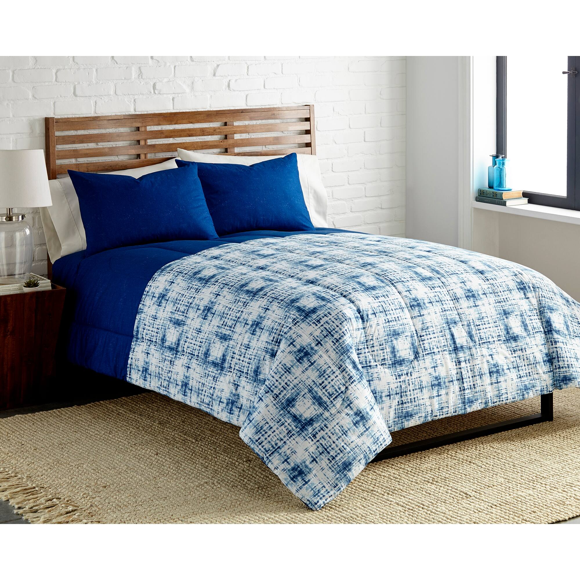 Alt View 1. Shavel Home Products - Micro Flannel 6 in 1 Comforter Set, Twin, Batik - Batik.