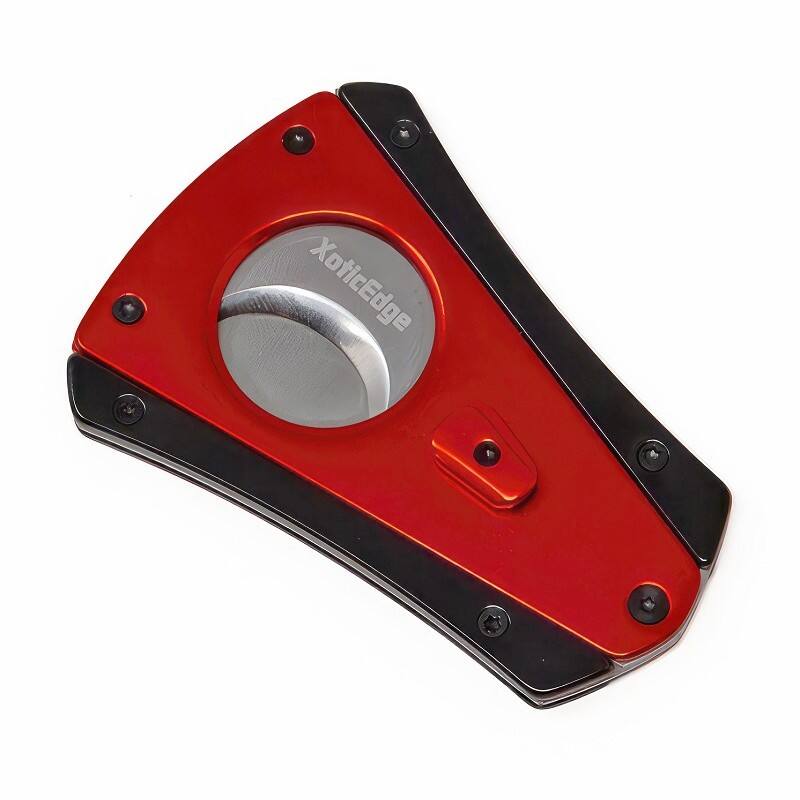 Angle. Prestige - XoticEdge XhaleX (Red & Black) - Red & Black Two Finish.