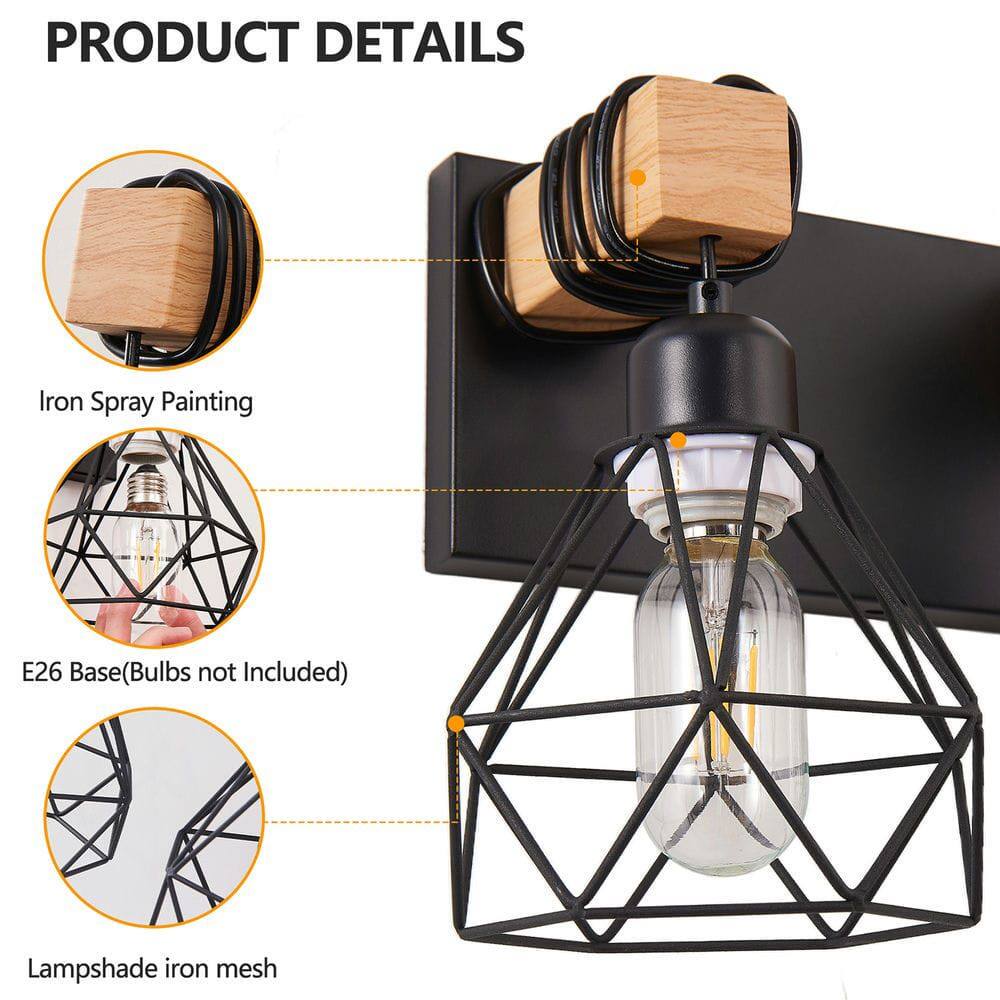 PRODUCT DETAILS

- Iron Spray Painting
- E26 Base (Bulbs not Included)
- Lampshade iron mesh
