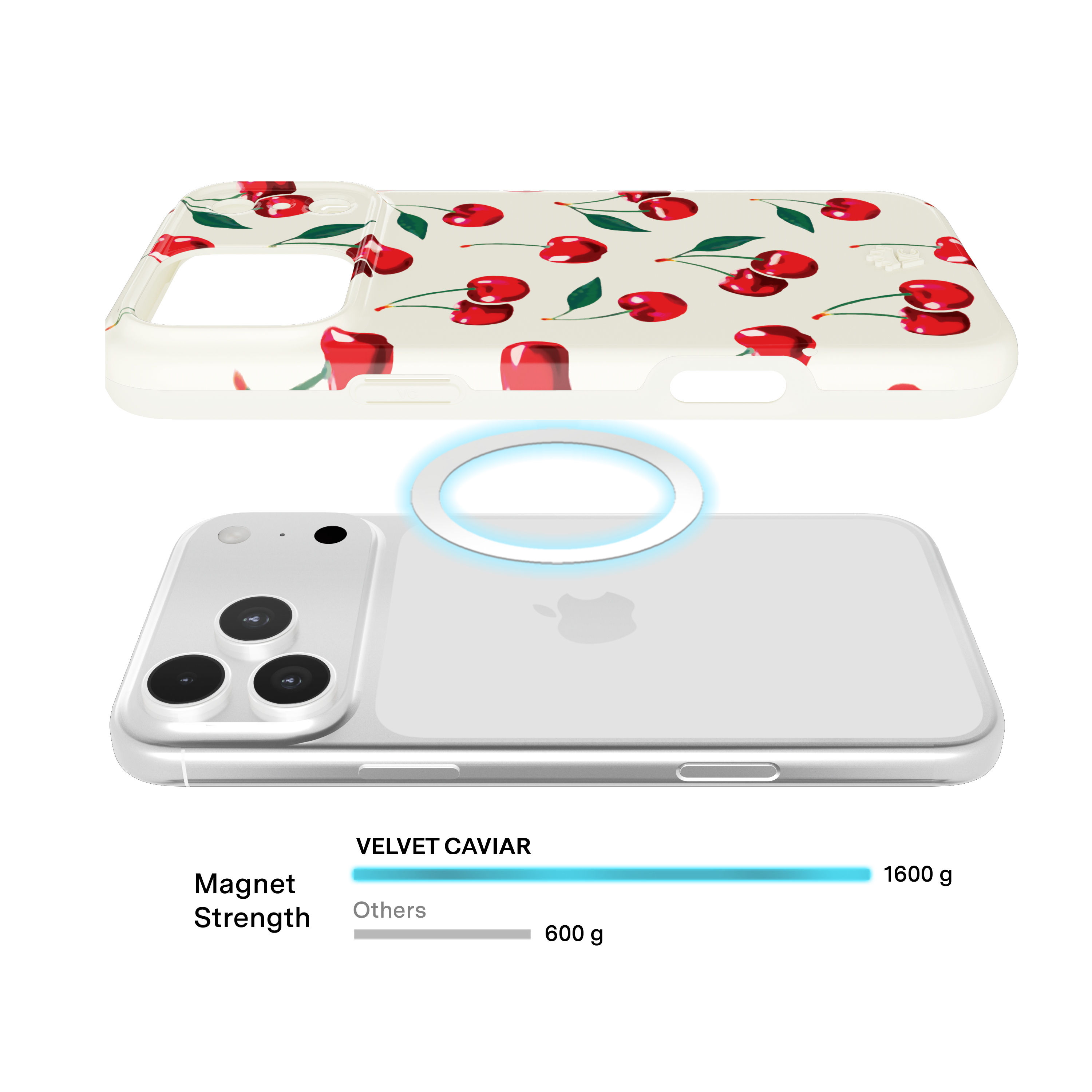 Back. VELVET CAVIAR - MagSafe Case for Apple iPhone 17 Pro Max - Mon Cheri Cherry.