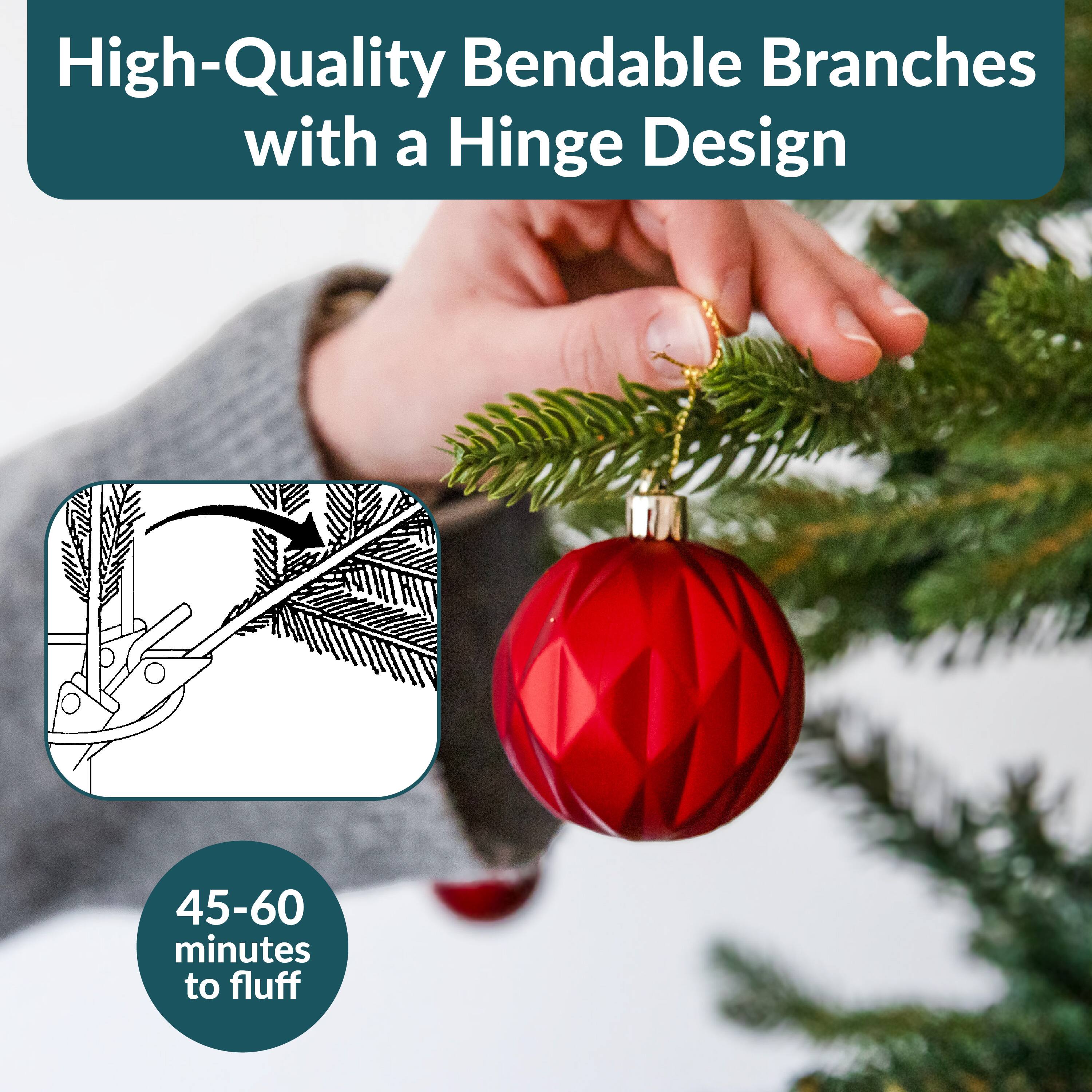 High-Quality Bendable Branches with a Hinge Design

45-60 minutes to fluff