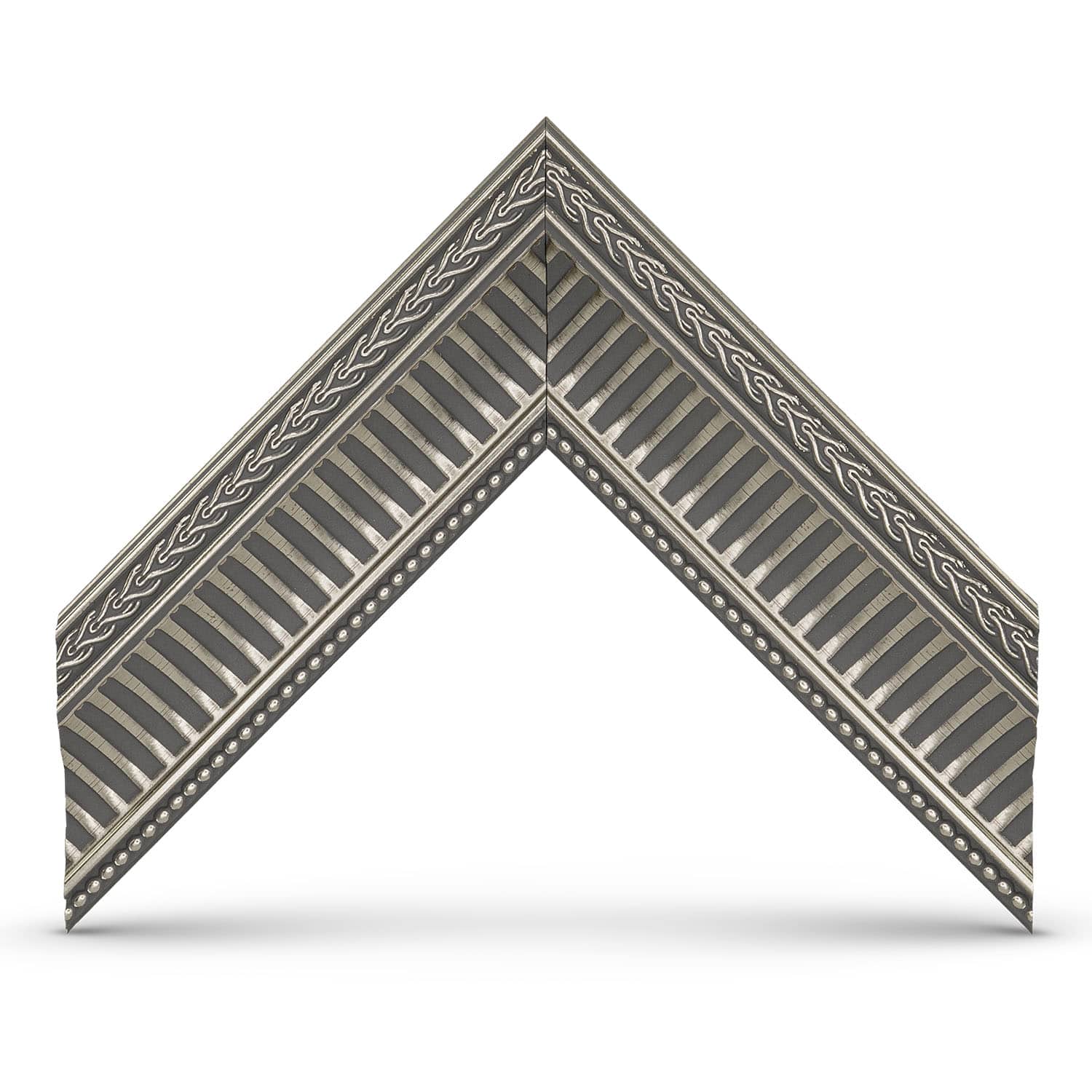 Alt View 12. Deco TV Frames - 32" Slim Bezel for Samsung The Frame TV - Empire Silver.