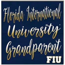 Jardine - FIU Panthers 10'' x 10'' Grandparent Plaque - Navy