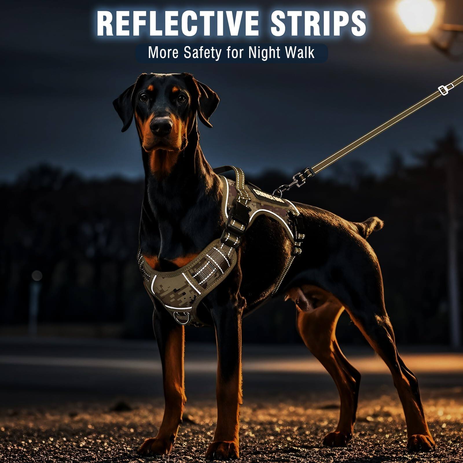 REFLECTIVE STRIPS  
More Safety for Night Walk