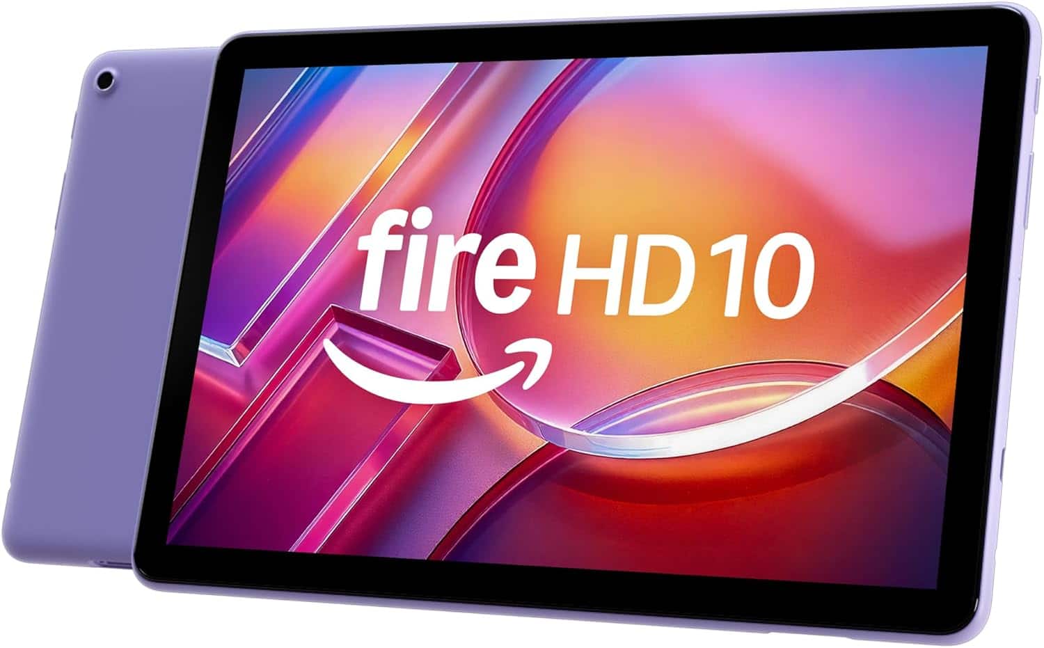 Amazon - Fire HD 10 - 10.1" Tablet (2023 Release) - 64GB with Wi-Fi - Lilac - Front_Zoom