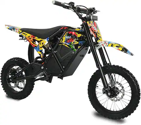 Front. Windone - Windone-RM7 Electric Dirt Bike for Adults & Teens,Graffiti - Graffiti.
