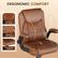 ERGONOMIC COMFORT
- Back and Neck Support
- Ergonomic Lumbar Support
- Thickened Seat Cushion