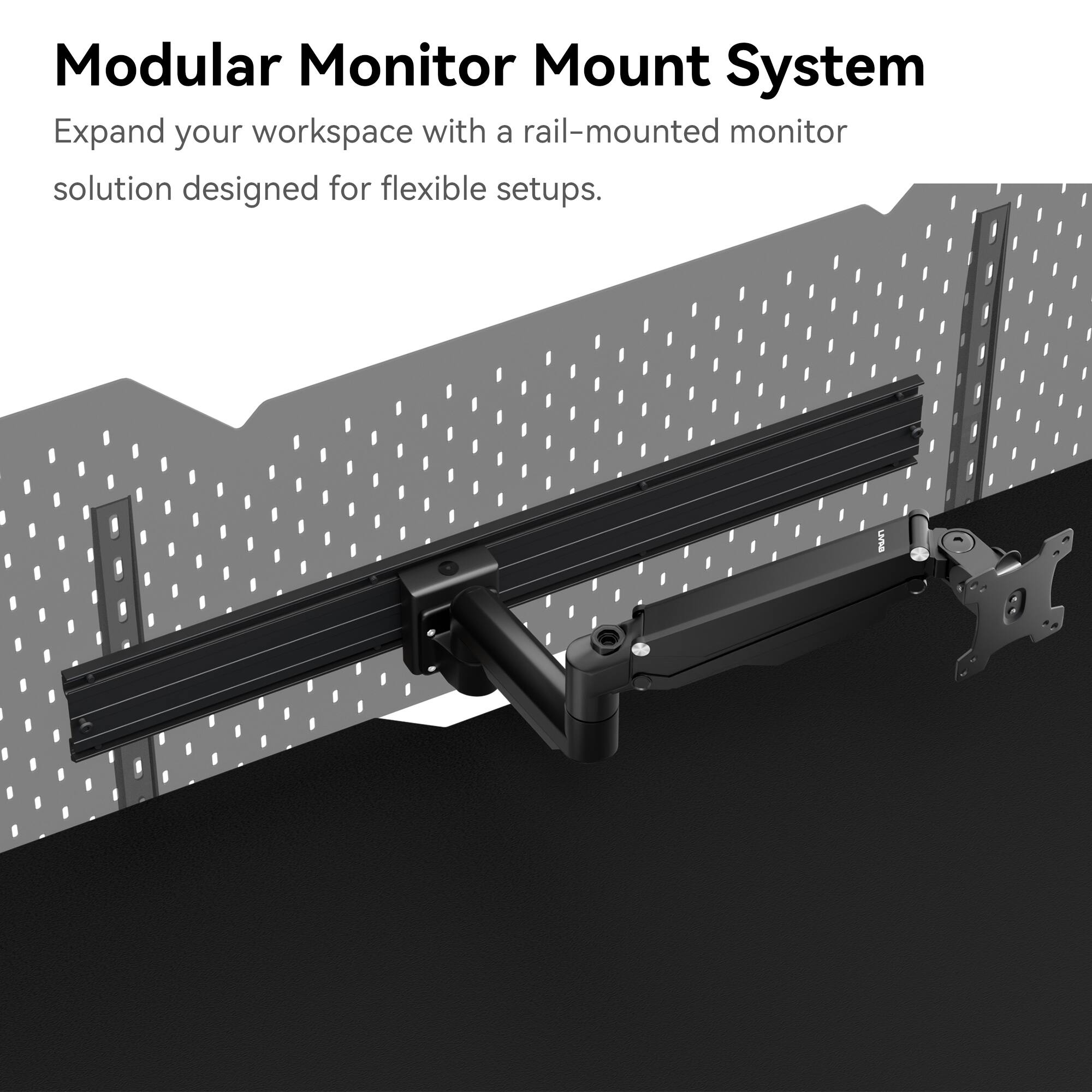 Livtab CreatorOne Pro Modular Electric Standing Desk with Pegboards ...