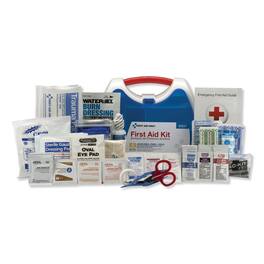 First Aid Only - ANSI A+ 2015 ReadyCare First Aid Kit for Up to 25 People, 139 Pieces, Plastic Case - Blue|Clear