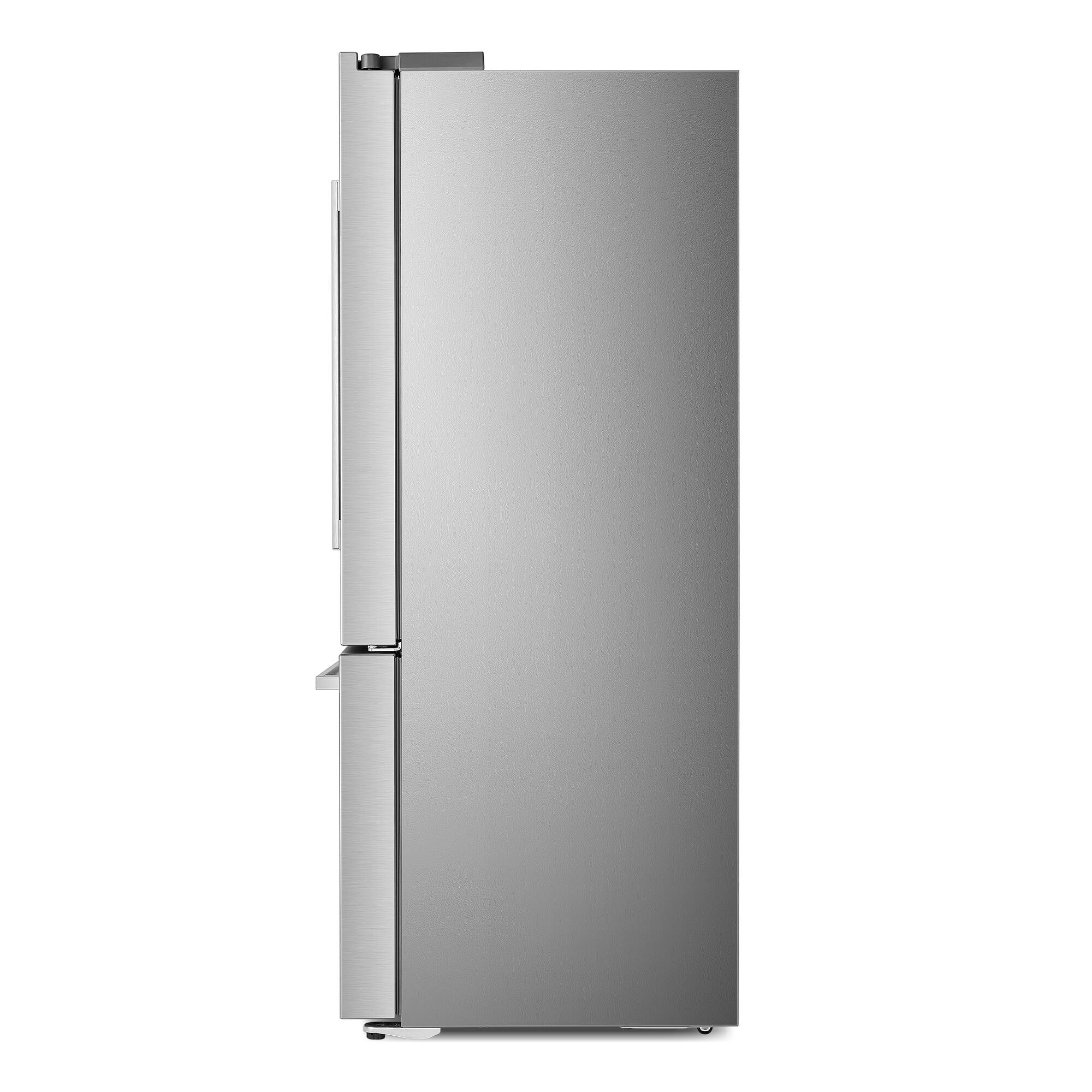 Alt View 8. COSMO - COS-FDR223GWSS 22.4 cu. ft. 3-Door French Door Refrigerator with Water Dispenser and Automatic Ice Maker - Stainless Steel.