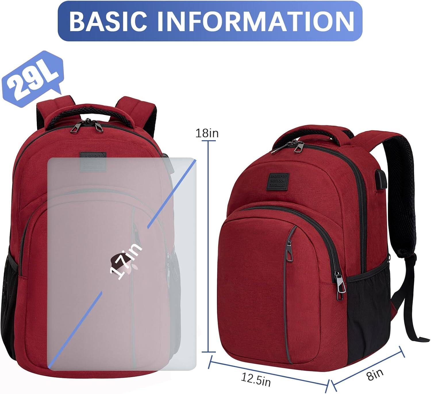 BASIC INFORMATION

29L

18in

17in

12.5in

8in