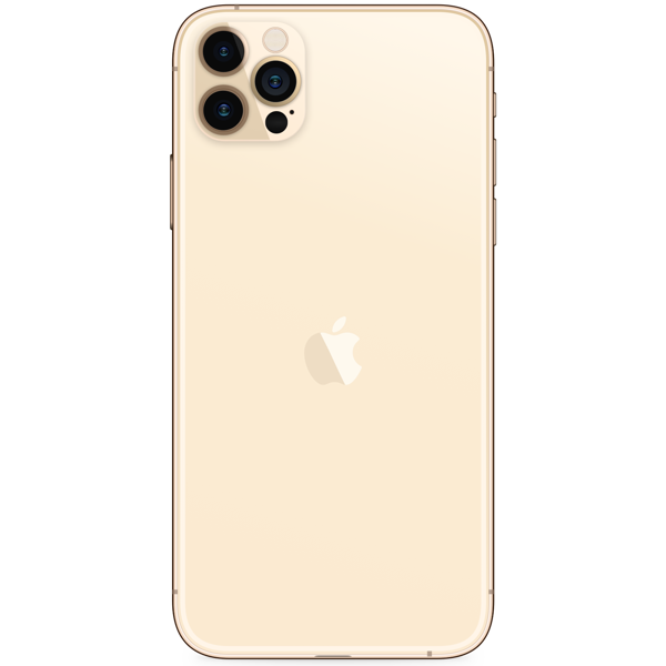 Angle. Apple - iPhone 12 Pro A2341 (Fully Unlocked) 128GB - Gold.