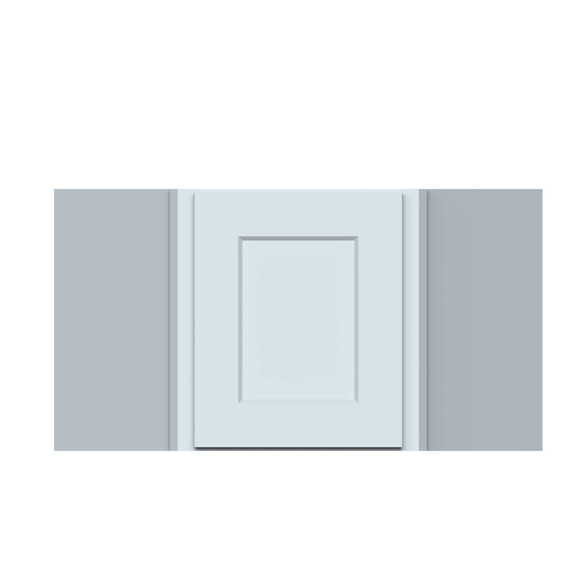 Boyel Living - Short Corner Wall Cabinets 18.Wx12in.H Ready to Assemble Kitchen Cabinets - DOVE GRAY