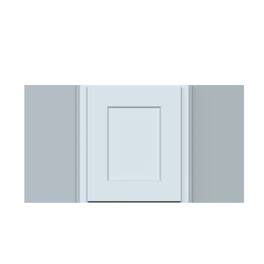 Boyel Living - Short Corner Wall Cabinets 18.Wx12in.H Ready to Assemble Kitchen Cabinets - DOVE GRAY