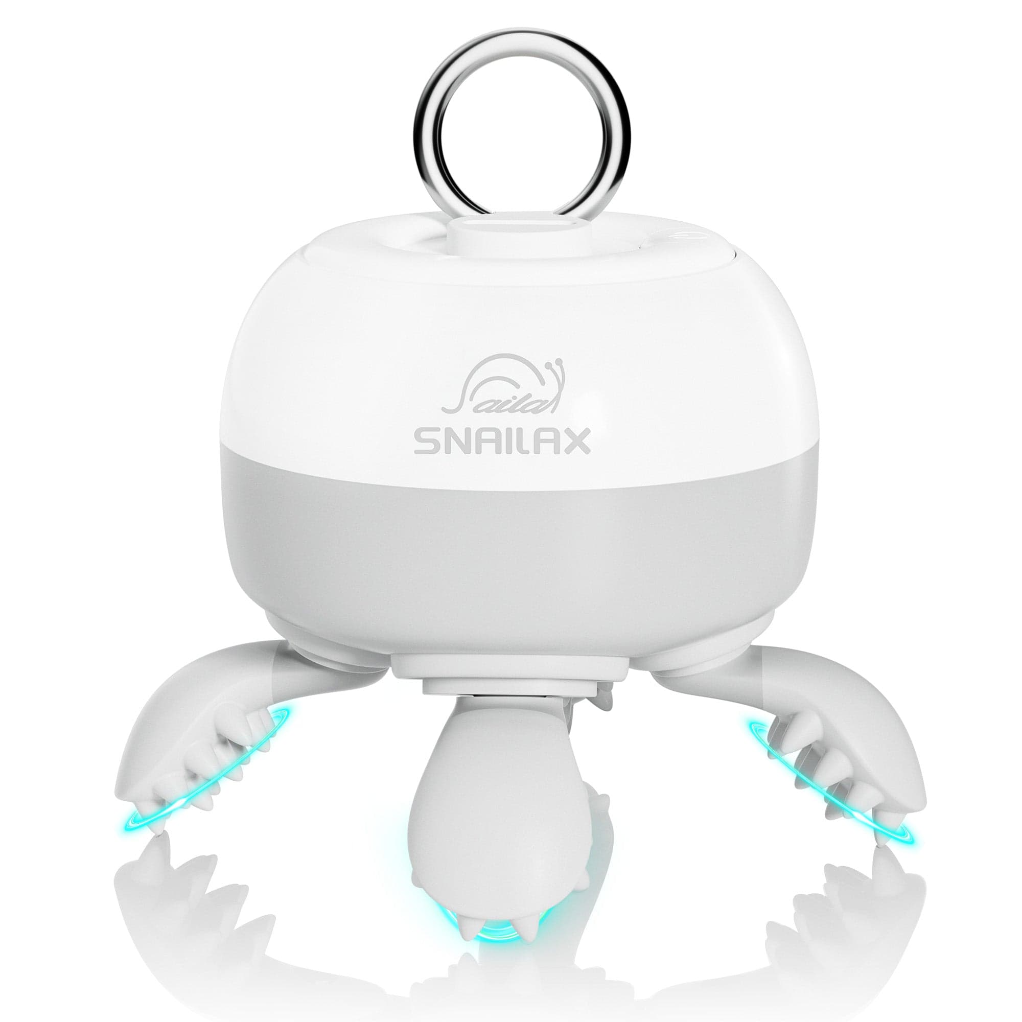 Snailax - Electric Handheld Cordless Head Scalp Massager for Stress Relaxation & Hair Growth - white