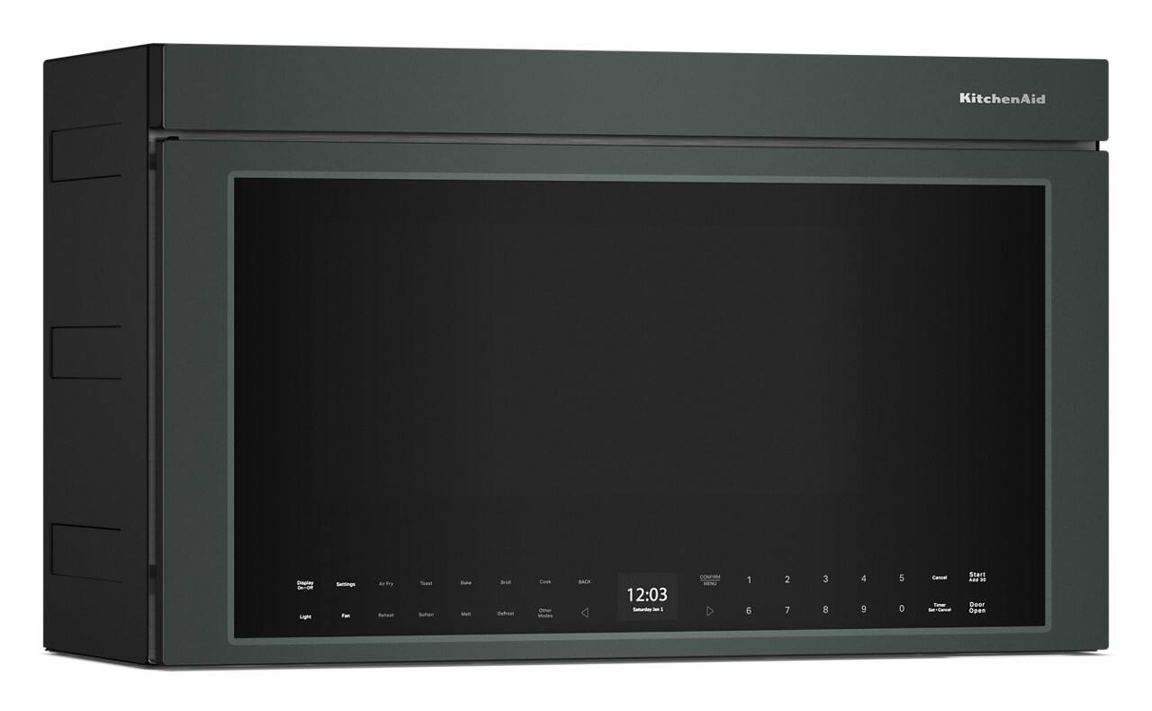 KitchenAid

- Light
- Fan
- Reheat
- Fry
- Toast
- Bake
- Broil
- Cook
- Other Modes
- Settings
- A
- B
- C
- D
- E
- F
- G
- H
- I
- J
- K
- L
- M
- N
- O
- P
- Q
- R
- S
- T
- U
- V
- W
- X
- Y
- Z
- 1
- 2
- 3
- 4
- 5
- 6
- 7
- 8
- 9
- 0
- Cancel
- Start
- Door Open
- Confirm
- LEM 1 6 2 7 3 8 4 9 5 0
- 12:03
- Saturday 1st