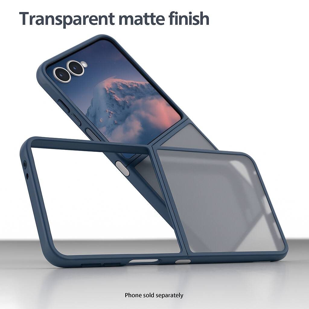 Transparent matte finish. Phone sold separately.