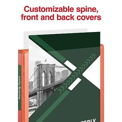 Customizable spine, front and back covers

Report Quarterly