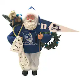 Santa's Workshop - Duke Devils 12" Proud Santa - Blue