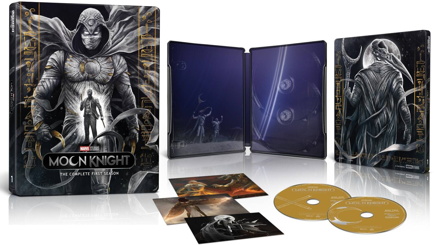 Alt View 1. Moon Knight: The Complete First Season (Steelbook)   - 4K Blu-Ray.