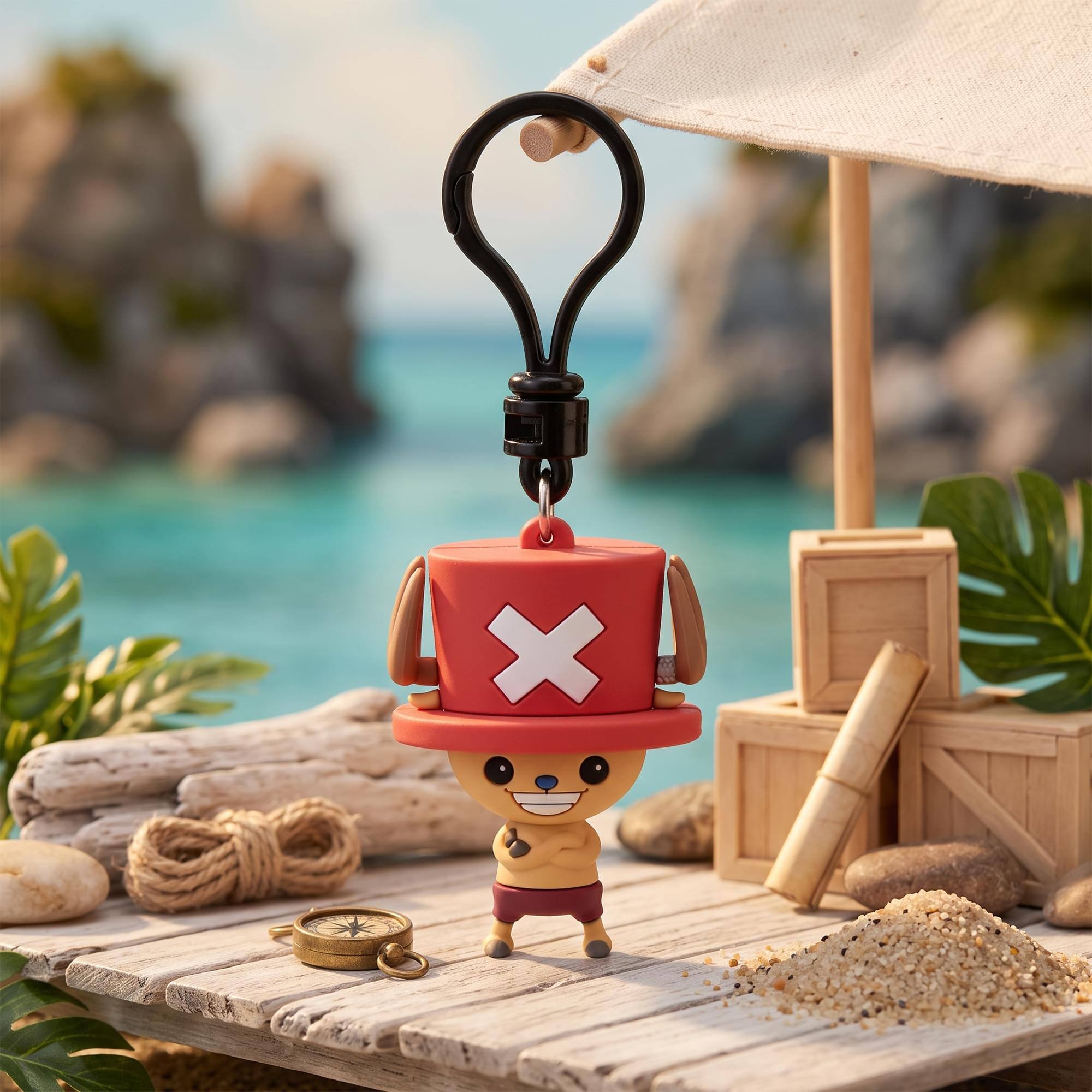 Alt View 3. Monogram - One Piece Series 8 Blind Bag 3D Foam Bag Clip | 1 Random - Multi-Colored.