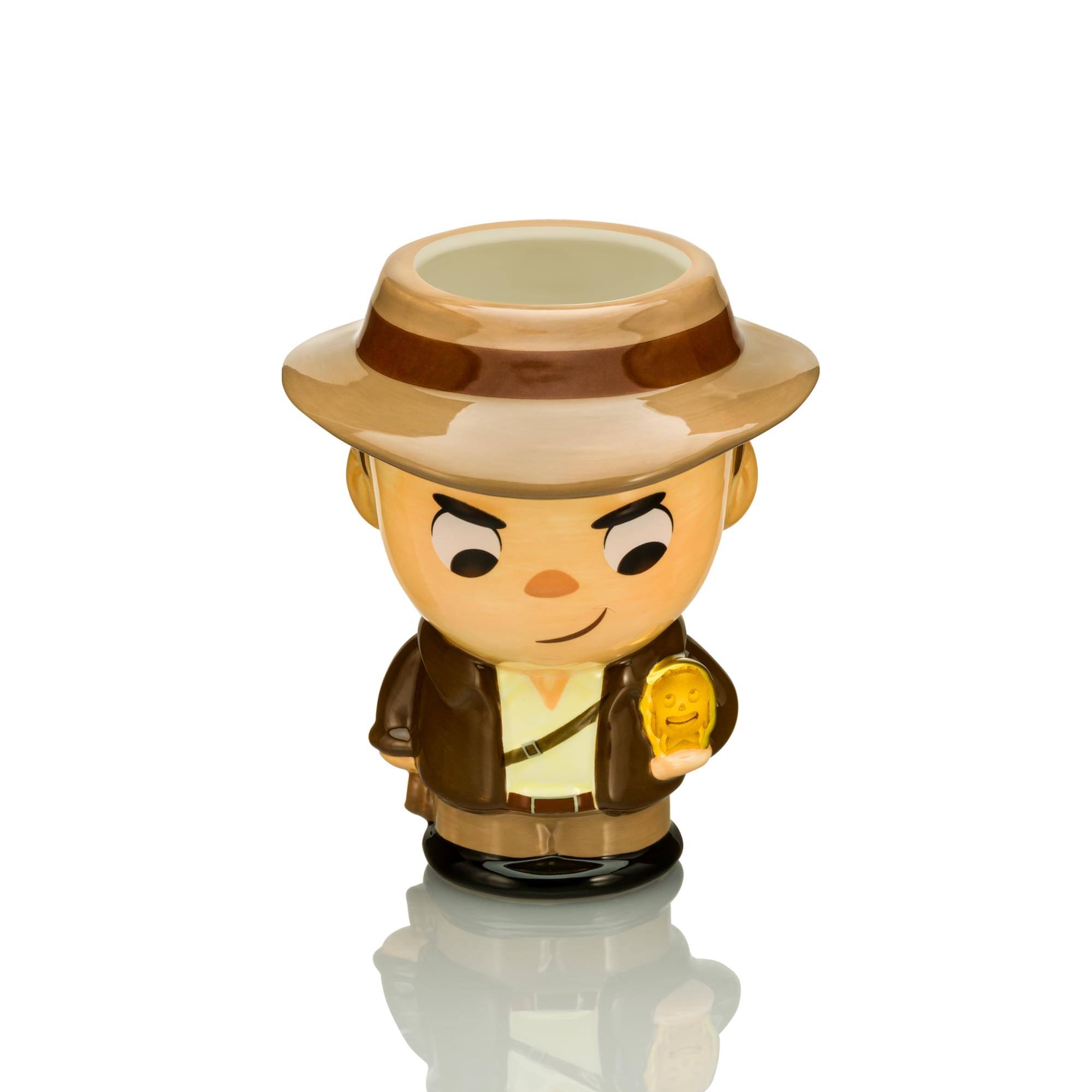 Alt View 1. Beeline Creative - Indiana Jones & Marion Ravenwood Limited Edition 18-21oz Cupful of Cute Mug Set - Brown.