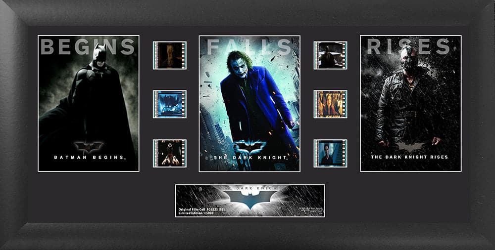 Trend Setters - Batman: The Dark Knight Trilogy (Rise and Fall) Limited Edition Trio Framed FilmCells Presentation USFC6225 - Multicolor