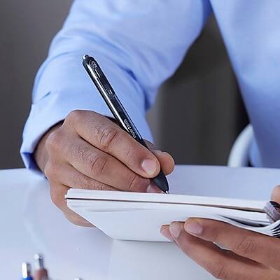 Alt View 3. Paper Mate -  InkJoy Retractable Gel Pen, Fine Point, 0.5mm, Dozen  - Black Ink.