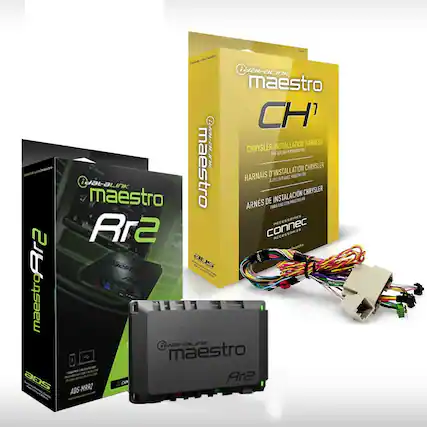 Here is the corrected and grouped text from the image:
**Product Name:**
- Yab-Link Maestro
- Maestro Ar2
**Product Description:**
- CHRYSLER INSTALLATION HARNESS
- FOR USE WITH MAESTRO RR
- HARN AIS D'INSTALLATION CHRYSLER
- A UTILISER AVEC MAESTRO RR
- ARNES DE INSTALACION CHRYSLER
- PARA USO CON MAESTRO RR
**Accessories:**
- ACCESSORIES CONNECT
- CONEXIONES ACCESORIOS
**Model Number:**
- ADS-MRZ2
**Website:**
- yab-link.com/maestro
**Additional Text:**
- CAN
- ADS-MRZ2