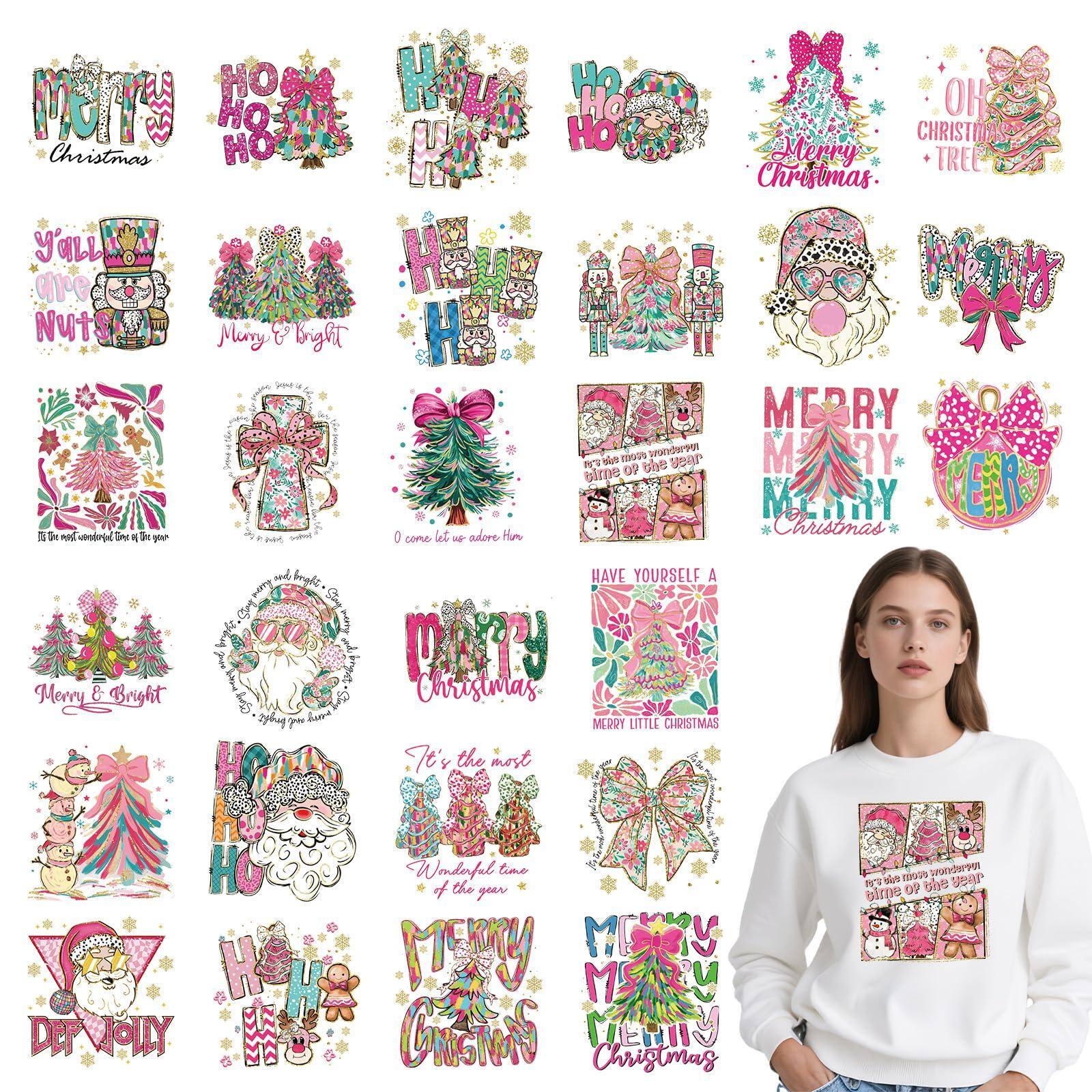 30pcs giltter christmas