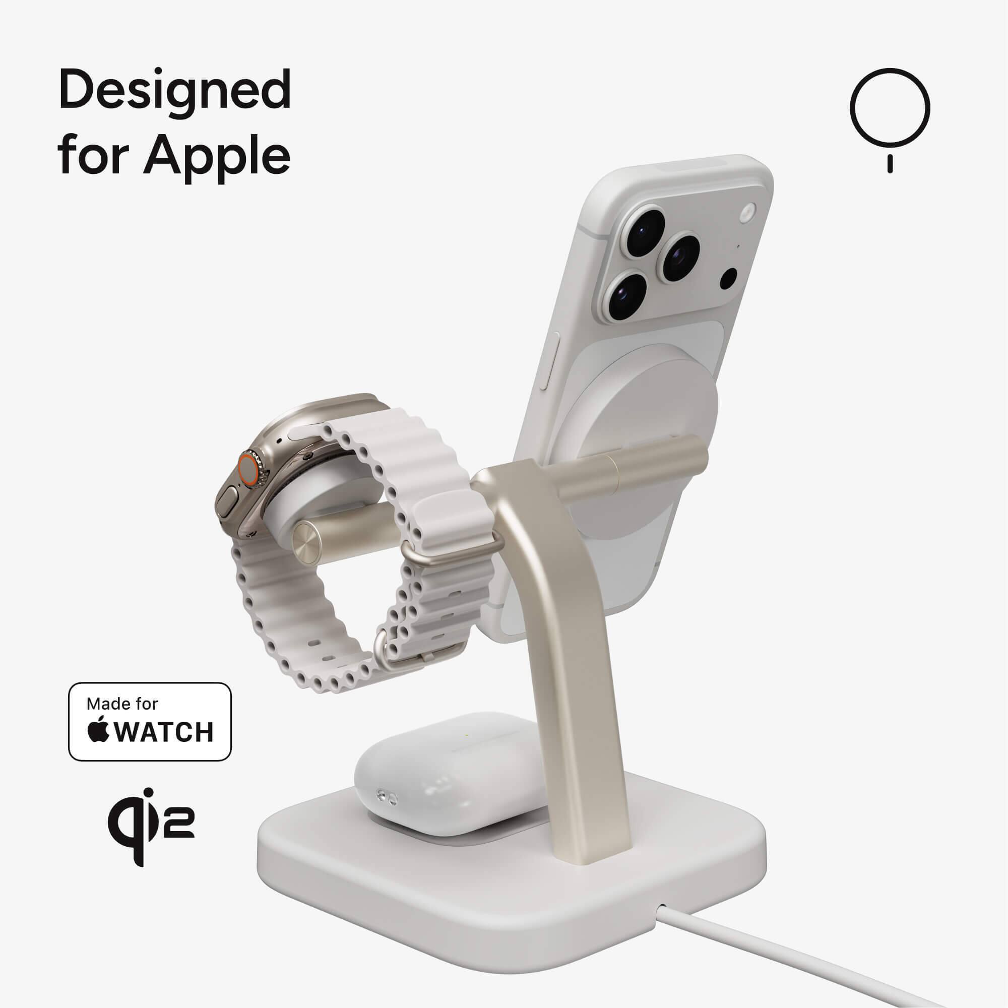 Designed for Apple  
Made for WATCH  
qi2