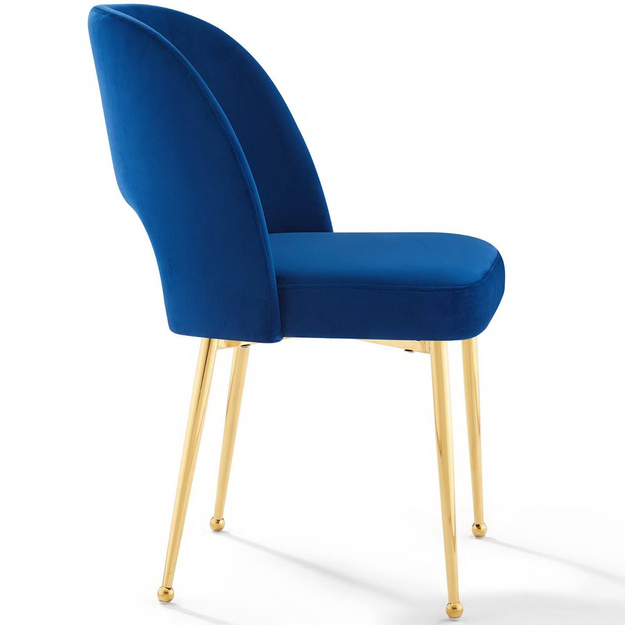 Alt View 2. Modway - Rouse Dining Room Side Chair by Modway - Navy.