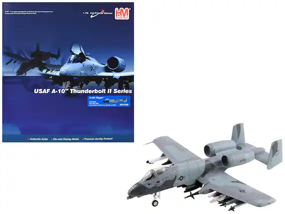 I regretted mutating the Grumman Corporation and i - unter sansan - PR - Limaad 1:72 AIR-POWER SERIES HM HOBBYMASTER USAF A-10™ Thunderbolt II Series -4 "Flipper" UTAE - - -. - - - - . - MA 1340 Authentic Scale Die-cast Display Model Premium Quality Product AFRES BD 1530 EBT
A-10™ is a registered trademark of Northrop Grumman Corporation and is used under license to Hobby Master Limited.
1:72 AIR-POWER SERIES
USAF A-10™ Thunderbolt II Series
A-10™
AFRES
H1430
Authentic Scale
Die-cast Display Model
Premium Quality Product