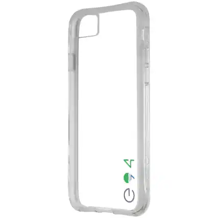 Front. Case-Mate - Case-Mate ECO94 Recycled Phone Case for Apple iPhone 7/8/SE (2nd Gen) - Clear - Clear.