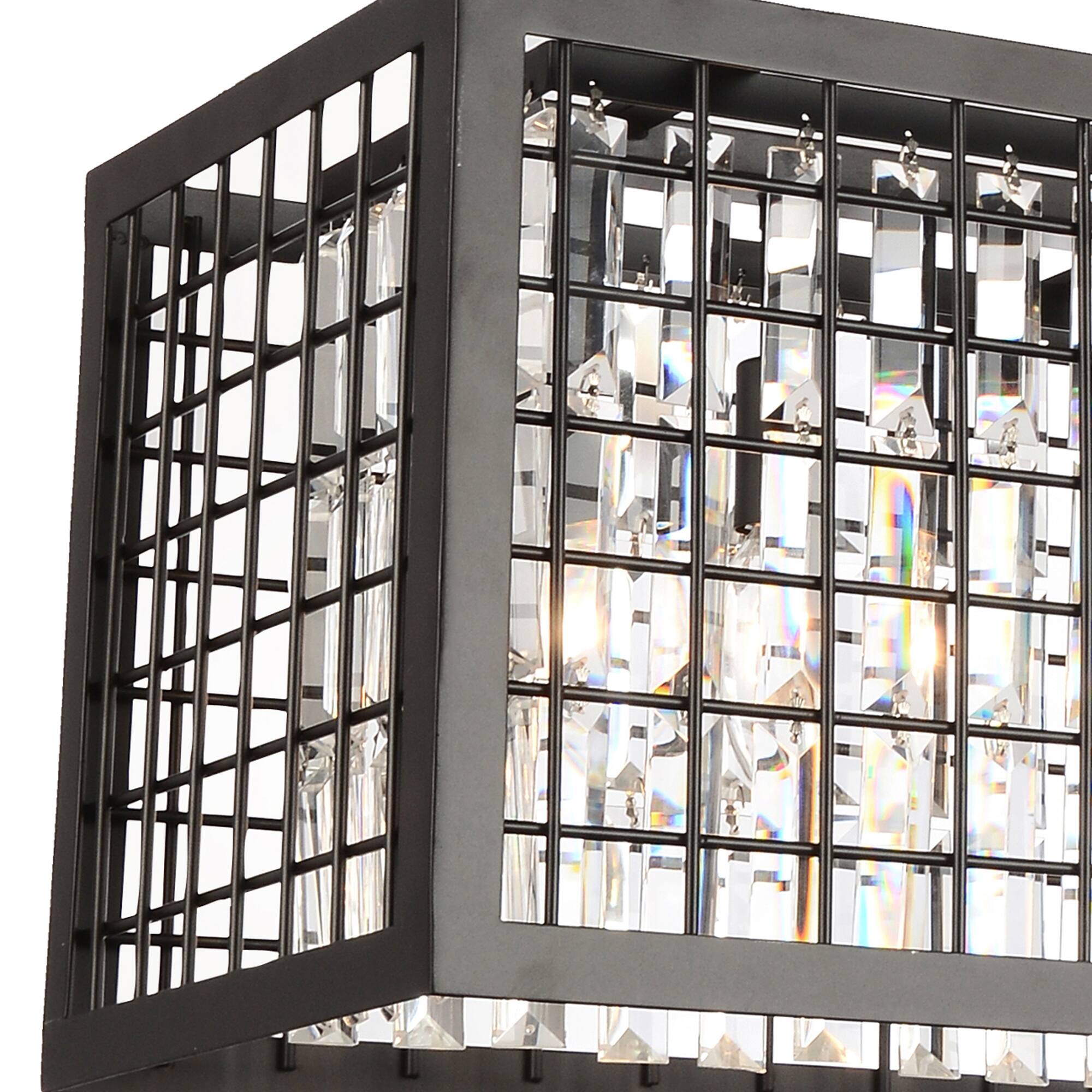 Left. CWI Lighting - Meghna 4 Light Down Chandelier With Brown Finish - Brown.