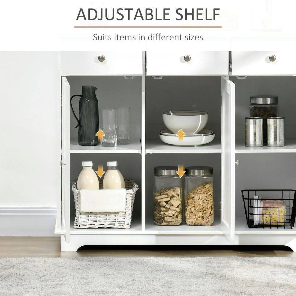 ADJUSTABLE SHELF  
Suits items in different sizes