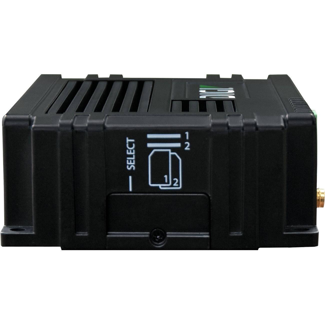 Alt View 3. Digi International - Digi IX10 2 SIM Cellular, Ethernet Modem/Wireless Router - 4G - GSM 850, GSM 900, GSM 1800, GSM 1900 - LTE, EDGE, GPRS - Black.