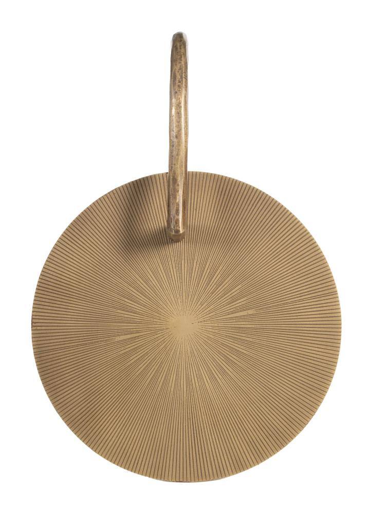 Back. Hivvago - Voler Side Table Brass - Brass.