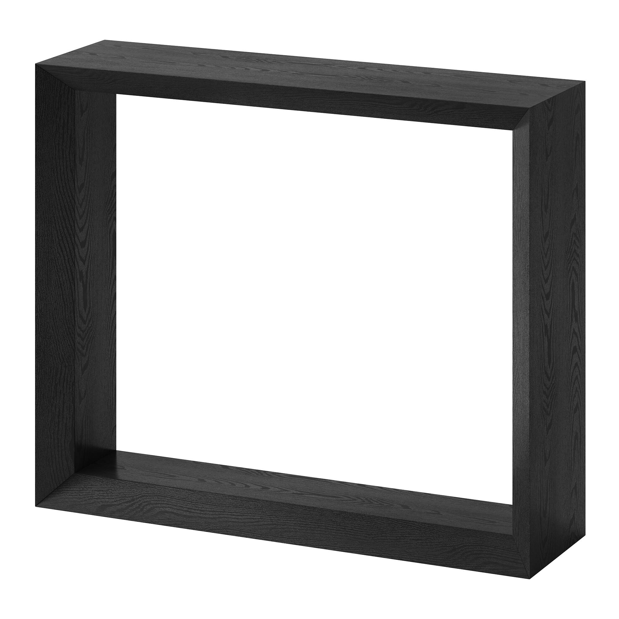 Left. Hudson&Canal - Osmond 36" Wide Rectangular Console Table - Black.