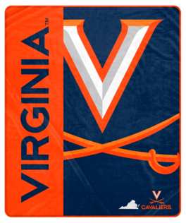 Pegasus - Virginia Cavaliers 50" x 60" Endzone Ultra Soft Throw Blanket - Multicolor