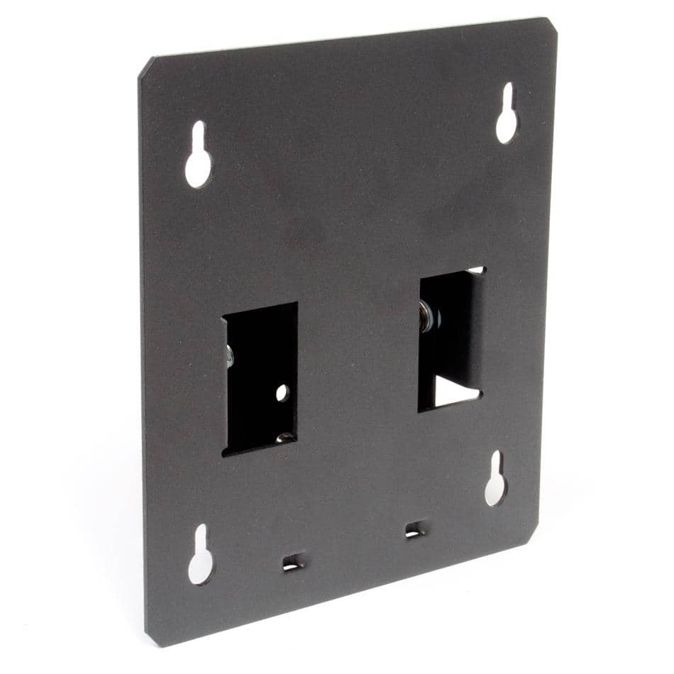 RackSolutions - Universal Monitor Wall Mount with Tilt (VESA-D Mounting Holes) - Black