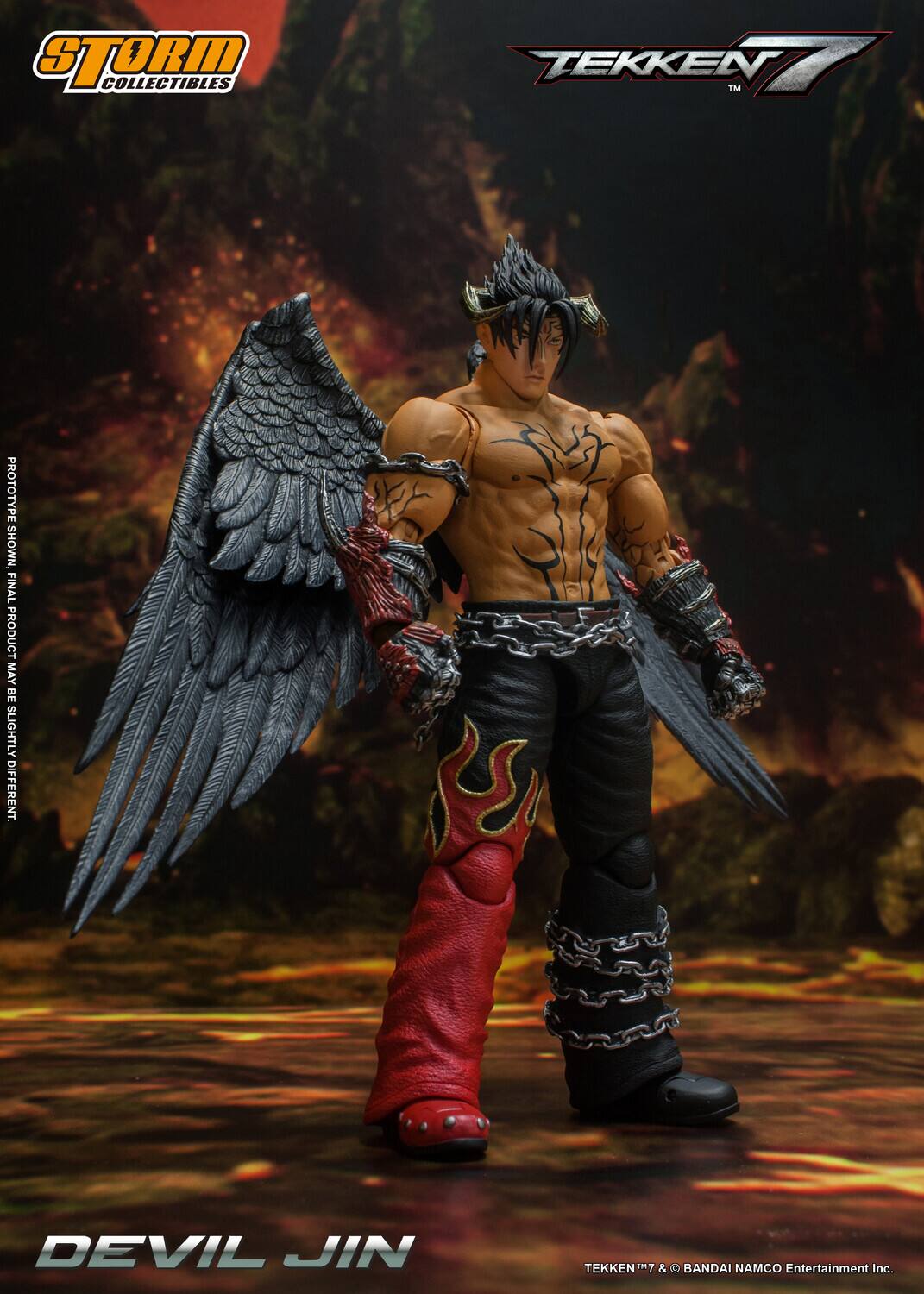 STORM COLLECTIBLES

TEKKEN 7

DEVIL JIN

TEKKEN™7 & © BANDAI NAMCO Entertainment Inc.

PROTOTYPE SHOWN. FINAL PRODUCT MAY BE SLIGHTLY DIFFERENT.