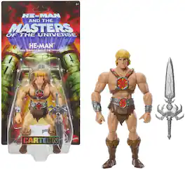 Mattel - Collectible - Masters Of The Universe Origins 200X Cartoon Collection He-Man Action Figure - COLLECTIBLES - Multicolor